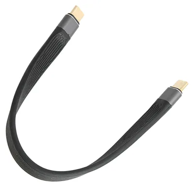 Image de Câble Type C vers Type C (mâle) : transfert de données 10 Gbps, recharge rapide PD 100 W, FPC, projection HD 4K 60 Hz