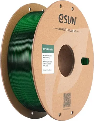 Obrázek produktu pro eSUN PETG-Basic 1kg, průsvitně zelená