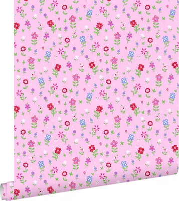 Zdjęcie produktu dla ESTAhome Tapeta kwiaty różowym 53 cm x 10.05 m