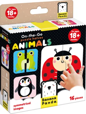 Produktbild von On-the-Go Puzzle Halves. Animals 18m+