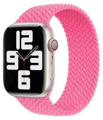 Zdjęcie produktu dla Pleciony pasek Apple Solo do Apple Watch | 38/40/41/42 mm - Rozmiar 2 - Flamingo