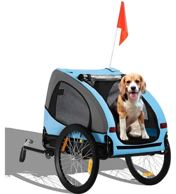 Immagine prodotto di rimorchio per cani zoomundo rimorchio per cani - Buddy in turchese