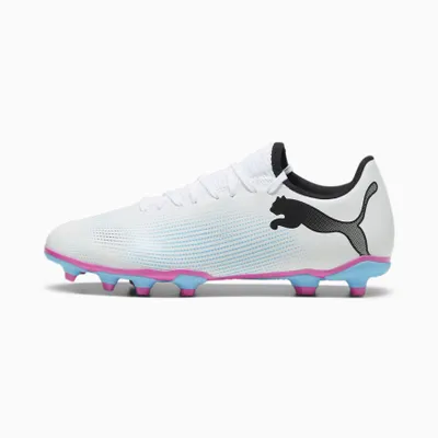 Produktbild von Puma Future 7 Play FG/AG Fußballschuhe Herren weiß schwarz pink Gr 42,5