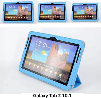 Image de Samsung L Blue Book Case Tablette pour Galaxy Tab 2 10.1