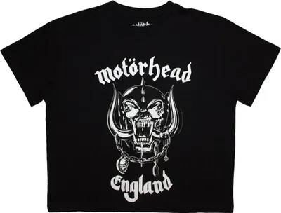 Obrázek produktu pro Motorhead - Krátký top "England" pro ženy RO14121 (S) (Black)