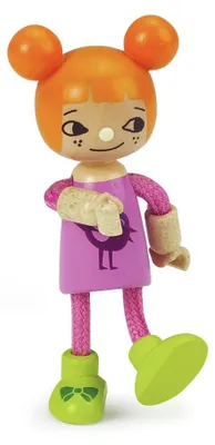 Produktbild von Hape E3509 - Biegepuppe Mädchen, Spielpuppen