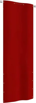 Produktbild von Balkon-Sichtschutz Rot 80x240 cm Oxford-Gewebe