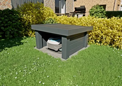 Produktbild von Mährobotergarage anthrazit 86x86x54 cm