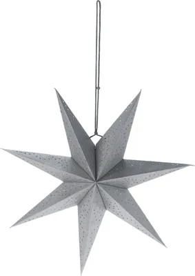 Imagen del producto de Decoración para ventanas, estrella de papel, 45 cm