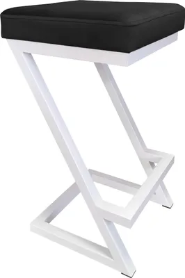 Obrázok produktu pre Barová stolička ZETA LOFT METAL, biela základňa MG19