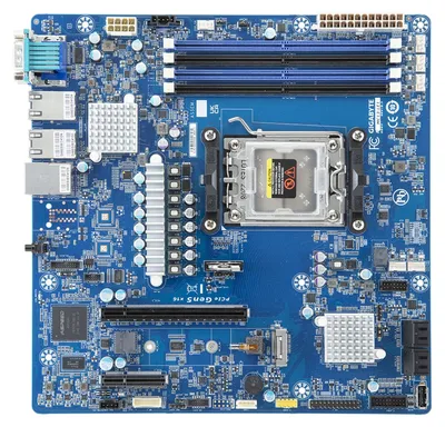 Obrázek produktu pro GIGABYTE MC13-LE1, AMD, Zásuvka AM5, AMD EPYC 4004, AMD Ryzen 7000 Series, AMD Ryzen 9000 Series, Zásuvka AM5, DDR5-SDRAM, M.2