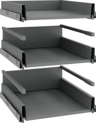 Produktbild von PICCANTE Smart Bodenpaket zu 50 cm Unterschrank 1 Schubkasten und 2 Auszüge zerlegt Nr. 21""