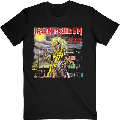 Obrázok produktu pre Iron Maiden Killers V.2. Album Track list Black XL Tričko