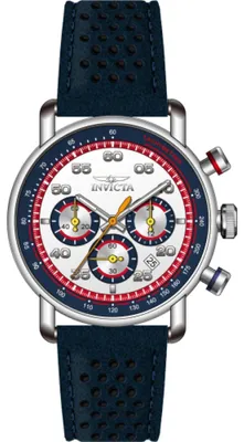 Obrázek produktu pro Invicta Aviator 69577 pánské hodinky - quartzový strojek - ocel se stříbrným ciferníkem - 42 mm