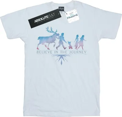 Produktbild von Disney - "Frozen 2 Believe In The Journey" T-Shirt für Damen BI24352 (XL) (Weiß)