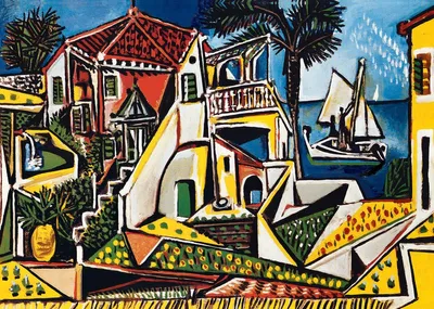 Image de Eurographic Paysage méditerranéen - Pablo Picasso (1000)