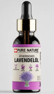 Obrázok produktu pre Levanduľový esenciálny olej 30 ml, 100% prírodný olej určený na difúzor, aromaterapiu, masáž, kúpele a výrobu kozmetických produktov. | ČISTÁ CHEMICKÁ KVALITA