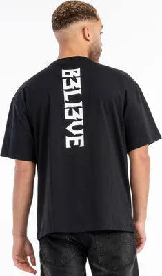 Produktbild von Herren T-Shirt Oversize B3LI3VE TEE Black/White L Tapout