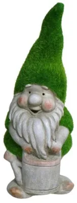 Produktbild von Gartenzwerg-Figur - Zwerg Sammy - grune Mutze - 32 cm