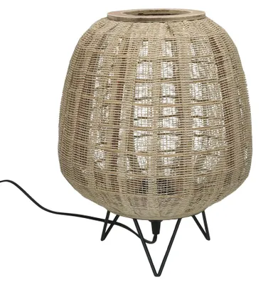 Obrázek produktu pro Stolní lampa Pomax Lokken, přírodní design, průměr 42 cm, výška 52 cm