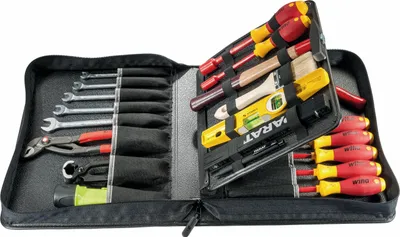 Produktbild von Parat 5650040061, Schwarz, Kunstleder, 26 Taschen, Staubresistent, 300 mm, 50 mm