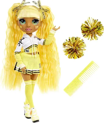 Produktbild von Rainbow High Cheer Doll - Sunny Madison (Yellow), Big doll, Mädchen, 5 Jahr(e), 280 mm
