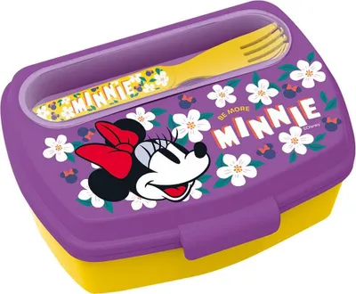 Produktbild von Minnie Maus Lebensmittelträger für Kinder – Geeignet für Kindergarten, Schule und unterwegs