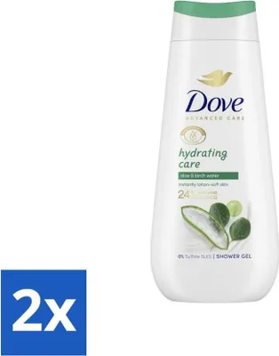 Produktbild von Dove Duschcreme - Feuchtigkeitspflege - Aloe Vera - 225 ml - Vorteilspack - 2 Stücke