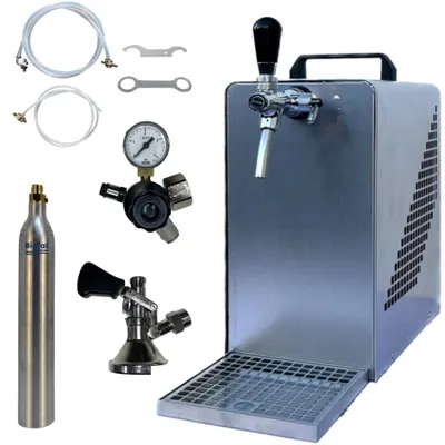 Produktbild von Bierkühler BieTal® Bierzapfanlage 30 L/h KOMPLETTSET - KEG Typ M - 425g CO2