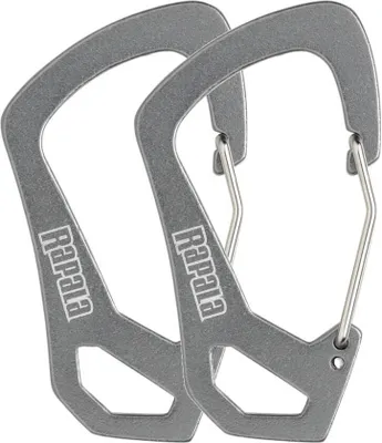 Produktbild von Rapala Carabiner - 2 Karabiner mit Schnellverschluss, Farbe:Grau