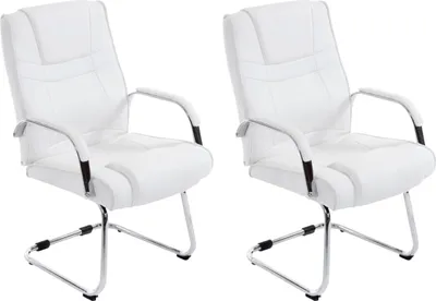 Produktbild von 2er Set Stühle HLO-CP11 weiß