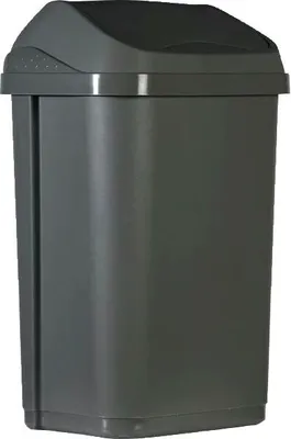Produktbild von Schwingdeckeleimer Polypropylen, grau, 50 Liter