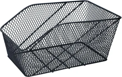 Produktbild von Dunlop Fahrradkorb 13 Liter - Fahrrad Hinten - inkl. Tyraps-Befestigung ohne Werkzeug - Metall - Schwarz