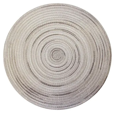 Produktbild von Platzset rund ca. 40 cm Ø waschbar Tischset Untersetzer Bast meliert in Sand Taupe
