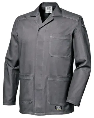 Immagine prodotto di Giacca da lavoro Sir Safety SYMBOL in cotone Massaua al 100% con cuciture triple sulle spalle, taglia M, GRIGIO TOPO