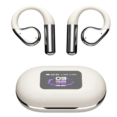 Produktbild von Bluetooth Kopfhörer Open-Ear mit Display & ANC, AI Übersetzung, 480 h Standby, kabellos, Sport Ohrbügel Headset