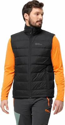 Produktbild von Jack Wolfskin Ather Daunenweste Schwarz M Mann Schwarz M