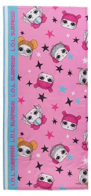 Produktbild von L.O.L. Surprise! LOL Strandtuch Handtuch Badetuch Rosa 70 x 140 cm