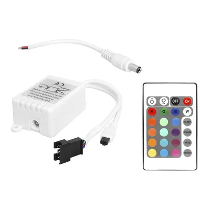 Obrázok produktu pre Controler LED RGB 24 tlačidiel IR24 infračervený