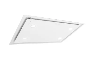 Produktbild von KAUFMANN Deckenhaube Tegmento 90 WH, Dunstabzugshaube 90 cm, 850m³/ h, Weiß Glas, Ab-Umluft