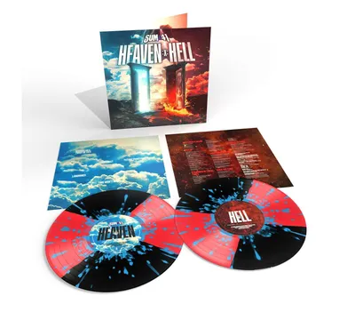 Obrázek produktu pro Suma 41: Nebe :x: (Indie Exclusive Edition) (Black & Red Quads With Cyan Splatter Vinyl)