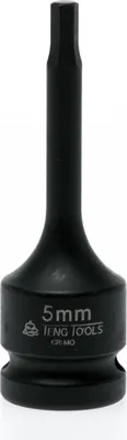 Produktbild von Kraft-Steckschlüssel-Einsatz 6-kant mit Vierkantantrieb 1/2"" 5 mm
