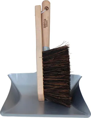 Produktbild von Kehrschaufel-Set 2-teilig Arenga Buche 100 %