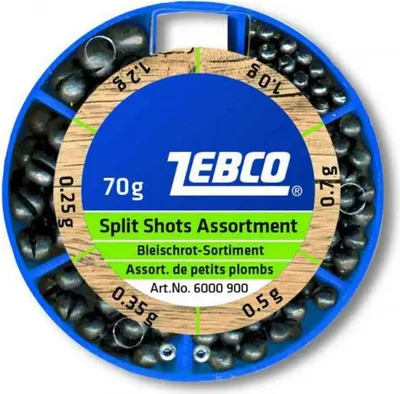Image de Zebco Assortiment de plombs fins 100g