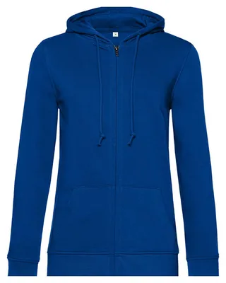 Productafbeelding van B&C - "Inspire" hoodie met volledige rits voor dames, model LT5872 (XXL) (Koningsblauw)