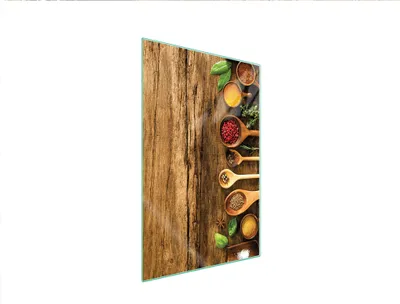 Produktbild von Herdabdeckplatte 35x52 Glaskeramikkochfeld Abdeckung Spritzschutz Glasplatte Deko Schneidebrett Holz Braun