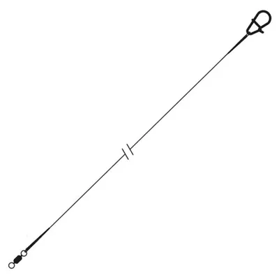 Imagen del producto de Vmc, líderes de pesca "twitch" de titanio, 20 cm, color plateado, 0.250 mm