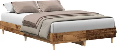 Immagine prodotto di vidaXL Struttura letto senza materasso in legno di recupero 135x190cm materiale a base di legno