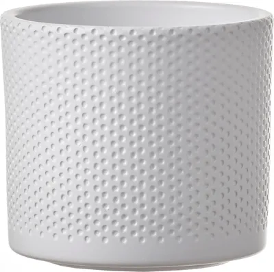 Produktbild von Era topf Rund weiss relief - h13xd15cm