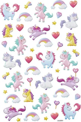 Produktbild von Sticker-XL Einhorn I